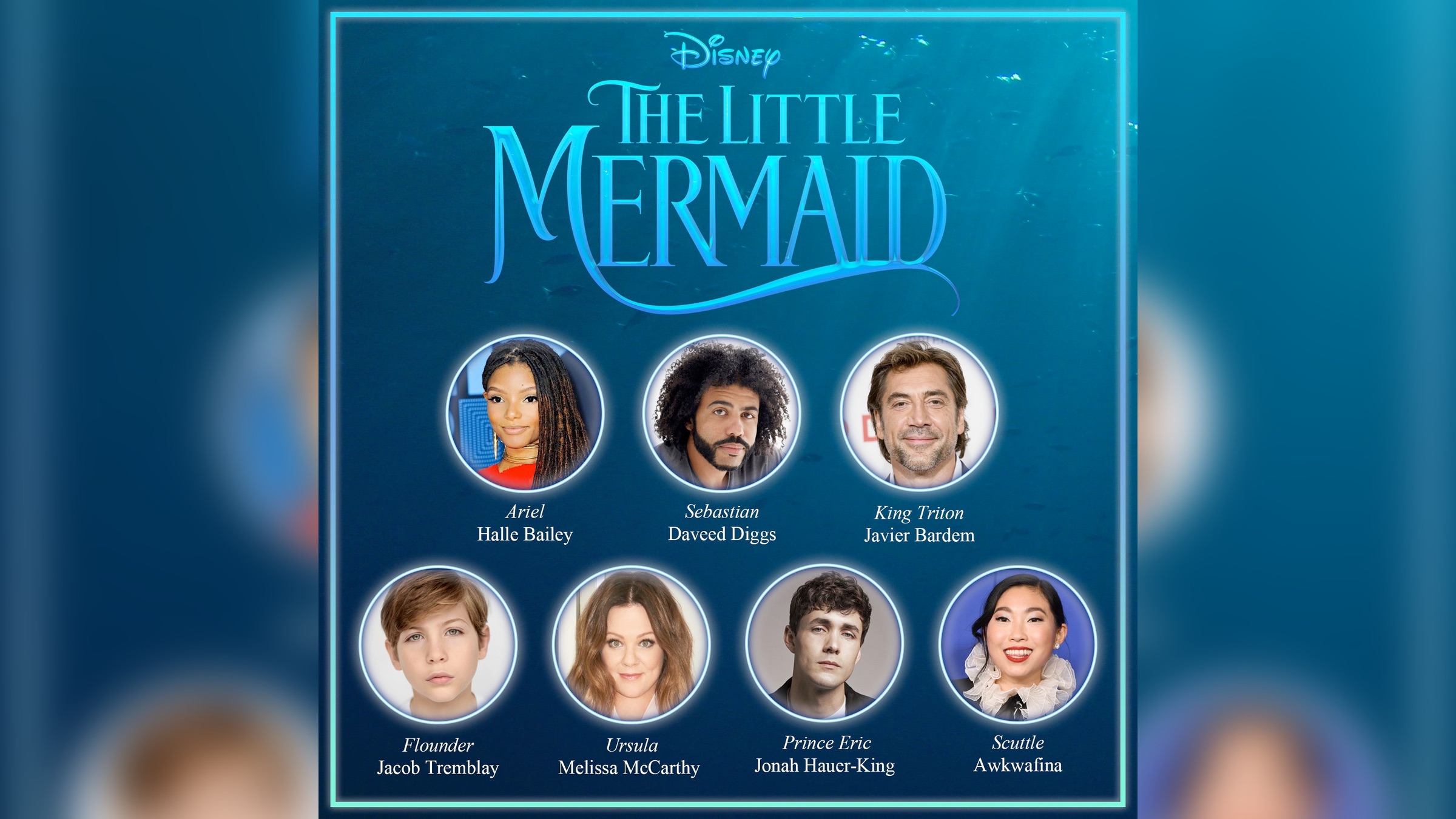 The Little Mermaid cast revealed for new live action remake Stage Chat