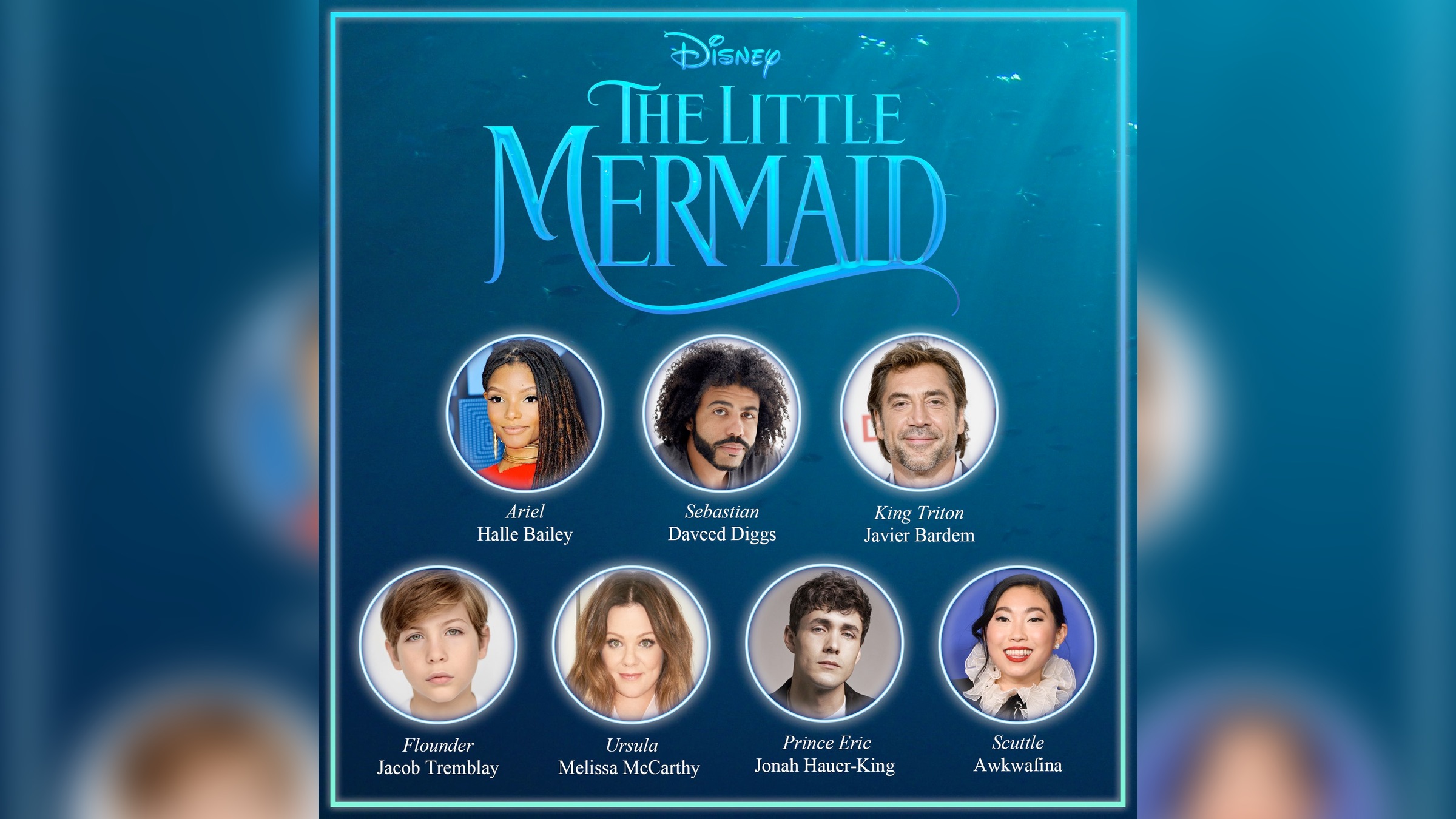 The Little Mermaid cast revealed for new live action remake | Stage Chat