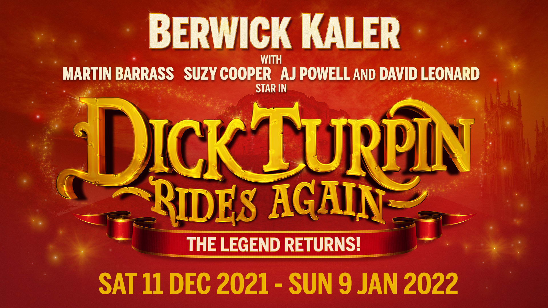 York Grand Opera House's Dick Turpin Rides Again 2021 panto tickets and