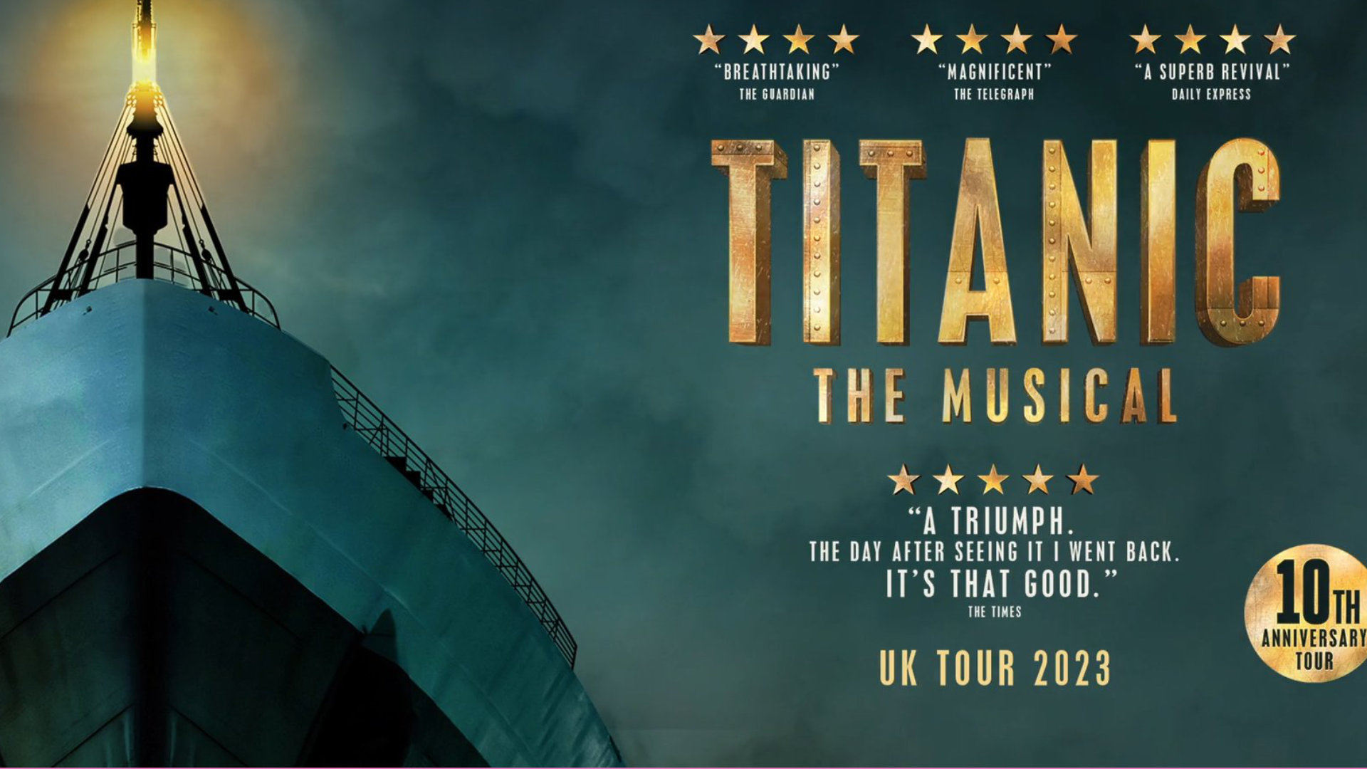 Titanic The Musical 2023 tour tickets, dates and venues book now