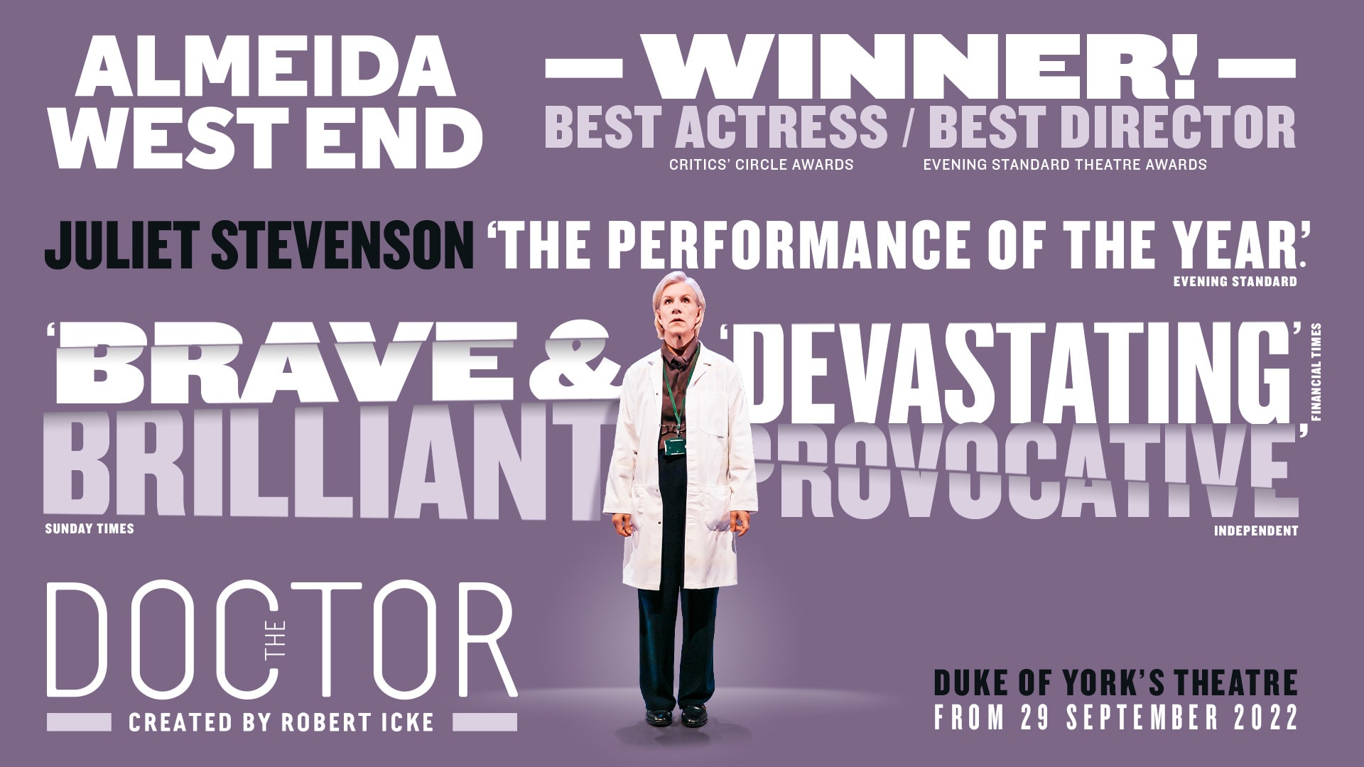 The Doctor 22 Tickets With Juliet Stevenson In London S West End Stage Chat