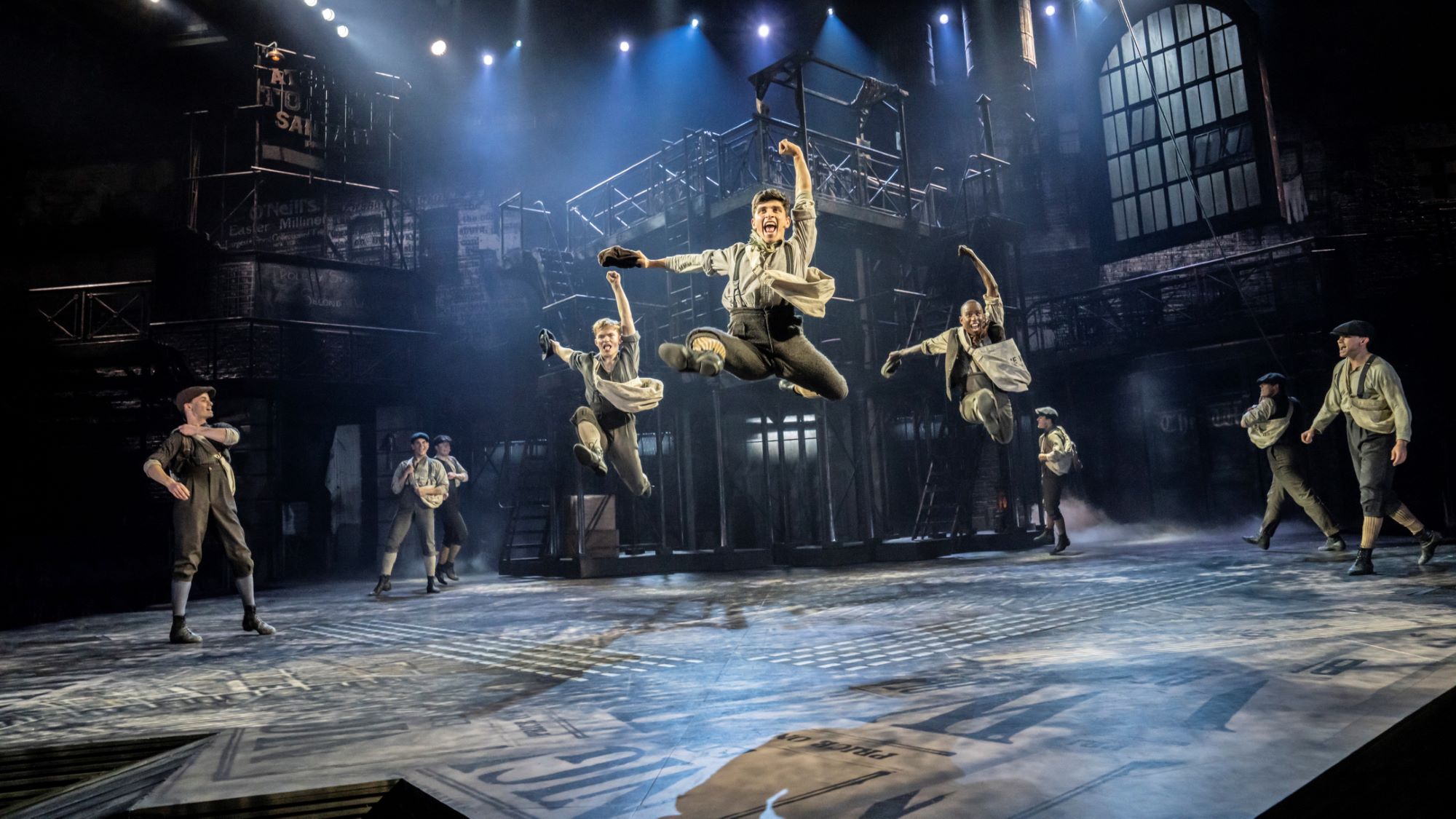 Watch trailer from Disney's Newsies at London's Troubadour Wembley Park